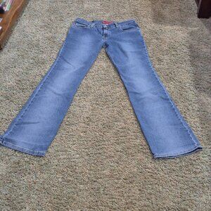 Levi Strauss 518 Super Low Stretch Vintage Jeans size 7 JR LONG